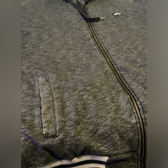 Vans zip up hoodie gray size large - Picture 3 of 4